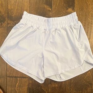 Women's lite blue Lululemon Athletic Shorts